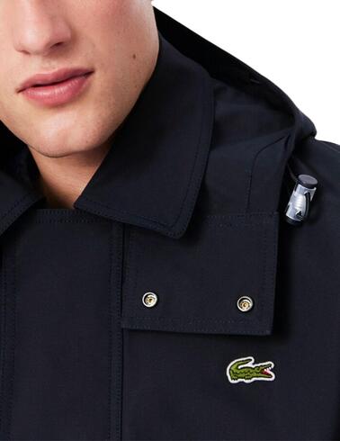 Parka Lacote con capucha hidrófuga de largo medio