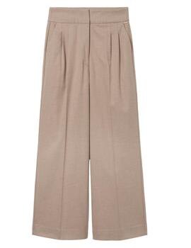 Pantalón Lion of Porches beige de pinzas mujer