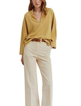 Sueter Lion of Porches de espiguilla en amarillo de mujer