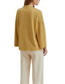 Sueter Lion of Porches de espiguilla en amarillo de mujer