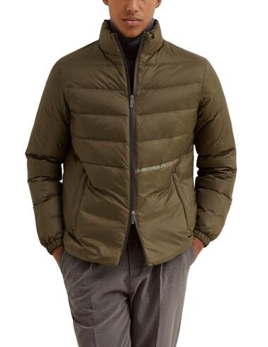 Chaqueta Lion of Porches de plumas verde de hombre