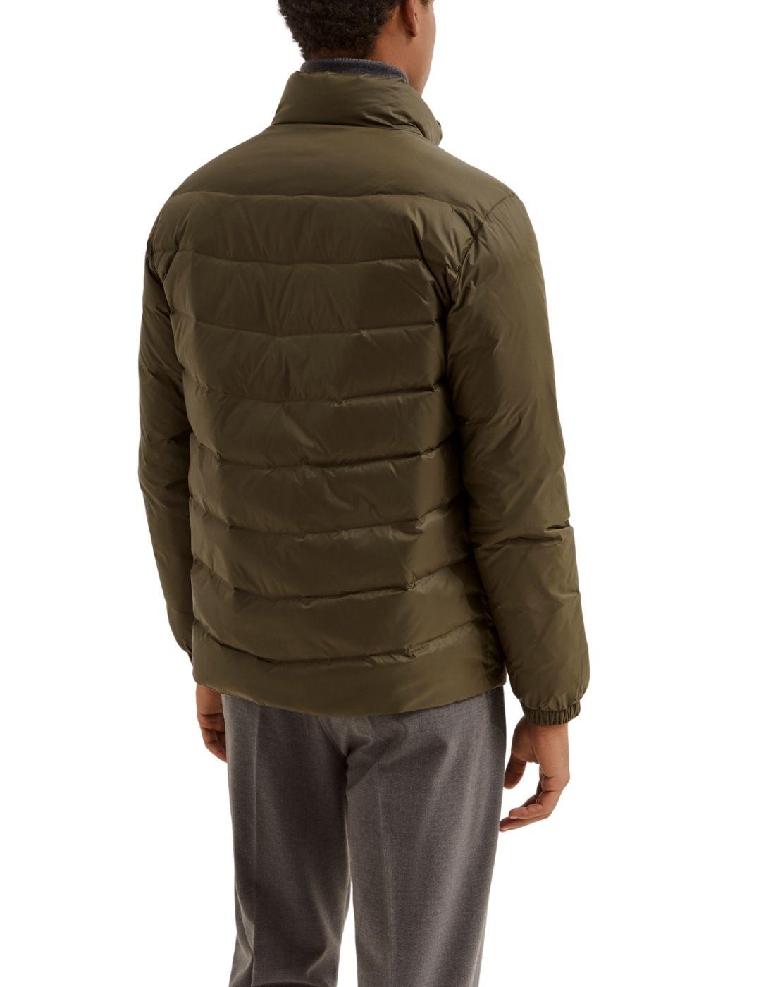 Chaqueta Lion of Porches de plumas verde de hombre