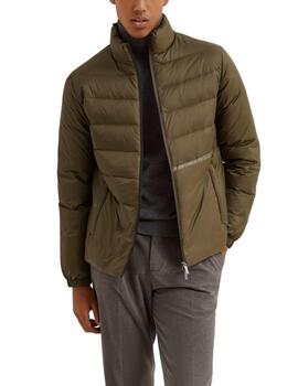 Chaqueta Lion of Porches de plumas verde de hombre