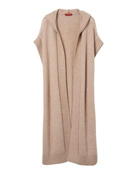 Abrigo de punto Lion of Porches en beige para mujer