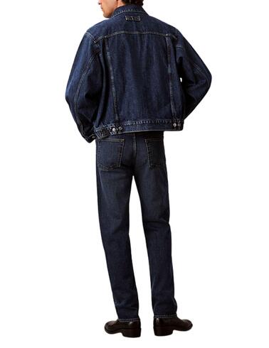 Pantalón vaquero Calvin Klein standard straight azul