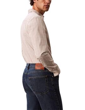 Pantalón vaquero Calvin Klein standard straight azul