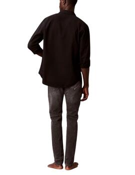 Pantalón vaquero Calvin Klein gris slim taper de hombre