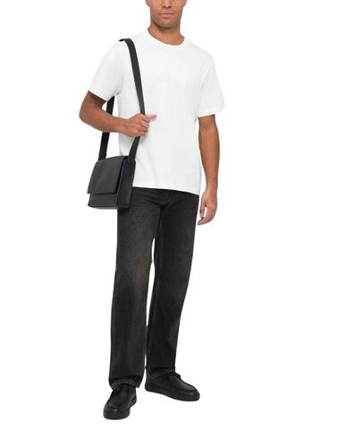 Camiseta Calvin Klein manga corta blanca logo pecho hombre
