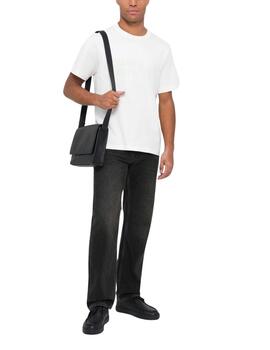 Camiseta Calvin Klein manga corta blanca logo pecho hombre