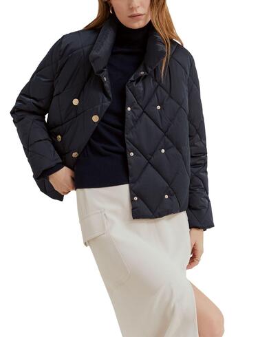 Chaqueta acolchada Lion of Porches en marino para mujer