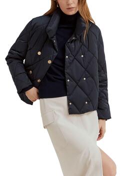 Chaqueta acolchada Lion of Porches en marino para mujer
