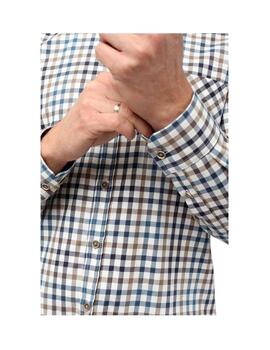 Camisa Florentino de manga larga de cuadros para hombre