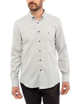 Camisa Florentino de manga larga de cuadros para hombre