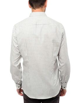 Camisa Florentino de manga larga de cuadros para hombre