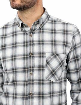 Camisa Florentino de manga larga de cuadros para hombre
