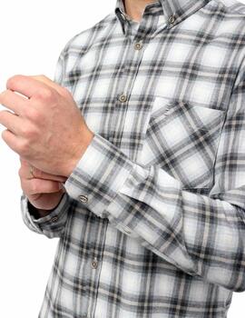 Camisa Florentino de manga larga de cuadros para hombre