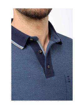 Polo Jacquard Estructurado Florentino de hombre manga larga