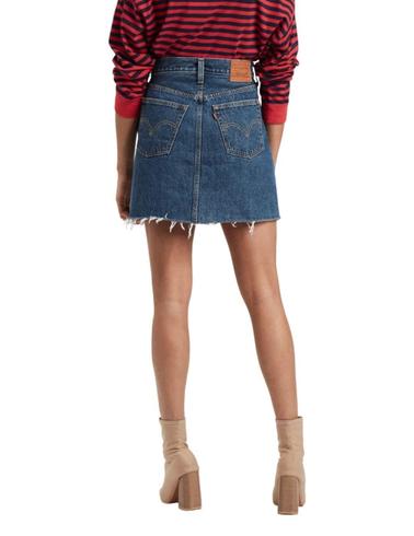 Minifalda Levi's® Hight Rise Deconstructured Skirt