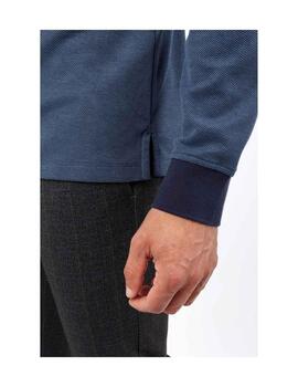 Polo Jacquard Estructurado Florentino de hombre manga larga