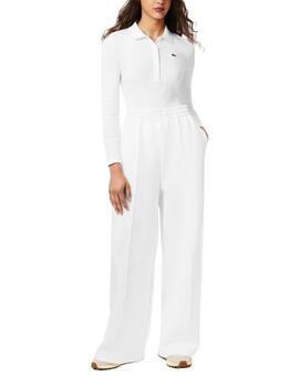 Pantalón de chándal Lacoste en blanco para mujer