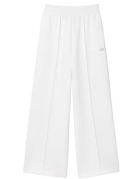 Pantalón de chándal Lacoste en blanco para mujer
