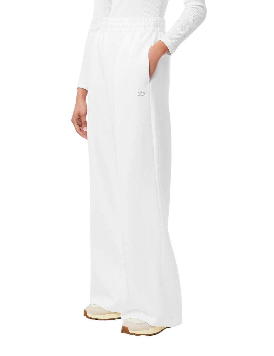 Pantalón de chándal Lacoste en blanco para mujer