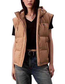 Plumas Calvin Klein con mangas demontables y capucha