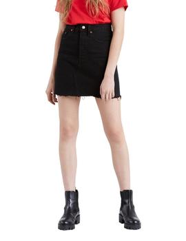 Minifalda Levis Hight Rise Deconstructured Skirt