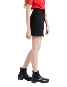 Minifalda Levis Hight Rise Deconstructured Skirt