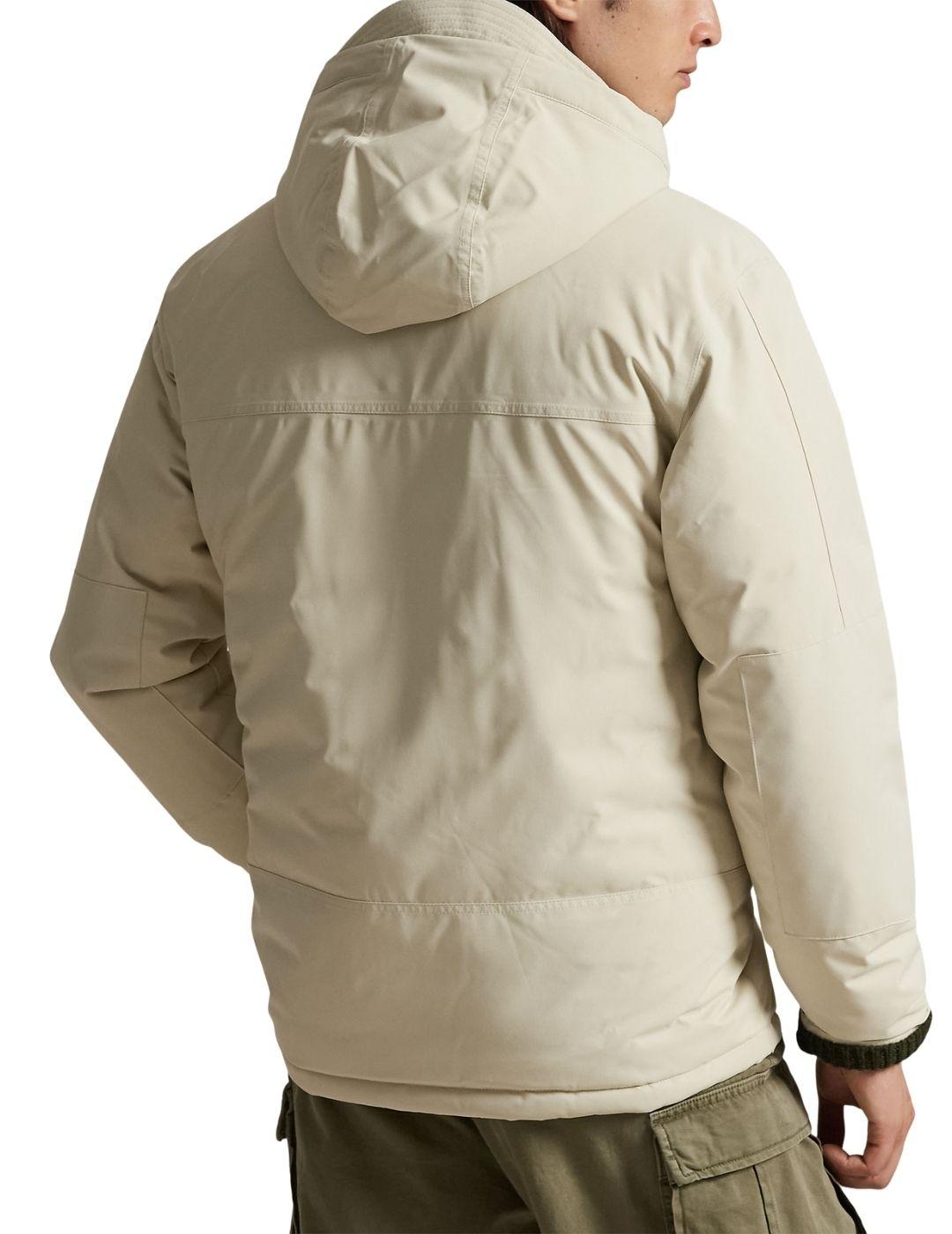 Parka Polo Ralph Lauren en tejido técnico en blanco de hombr