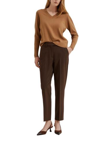 Pantalón Lion of Porches chinos clásicos camel de mujer