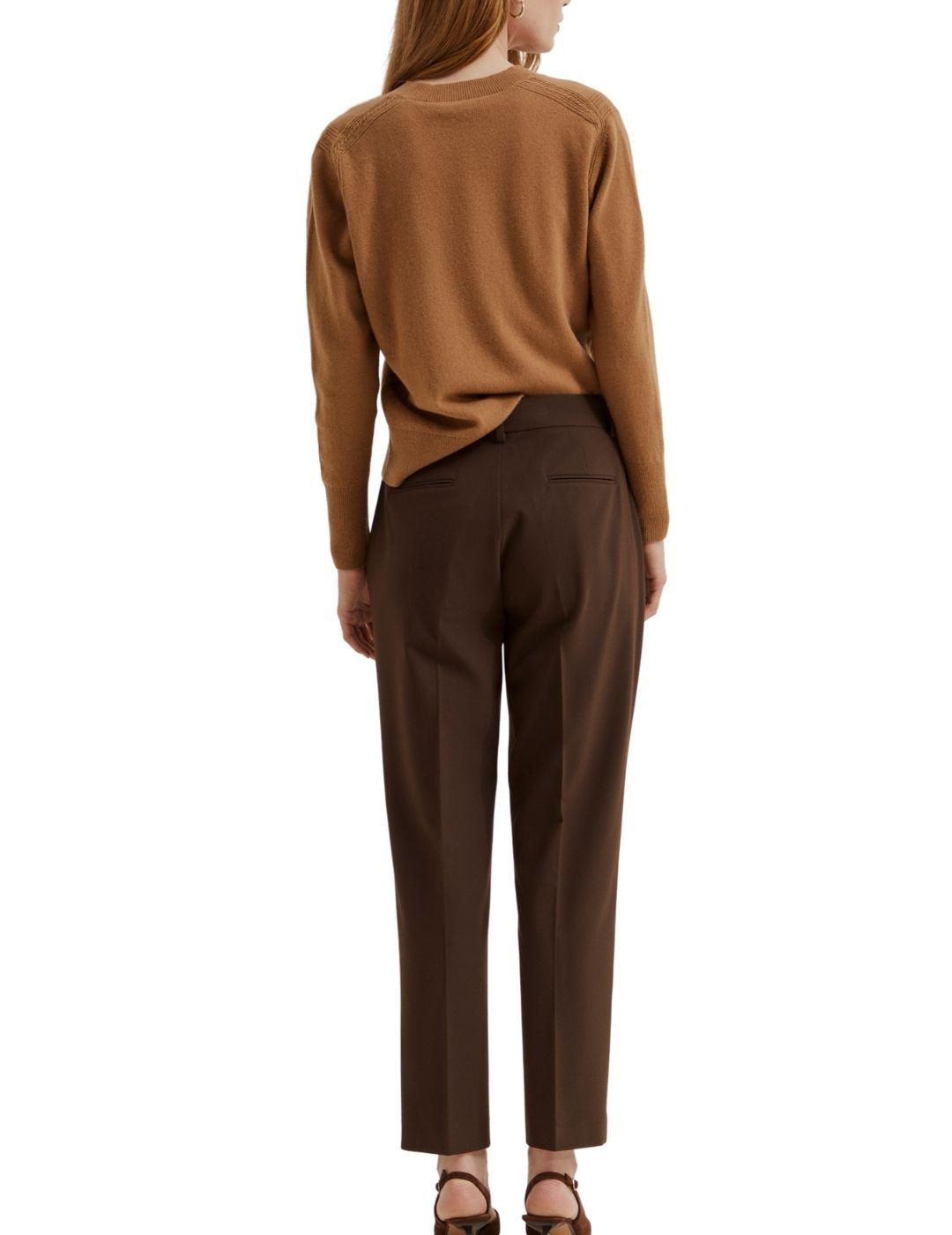 Pantalón Lion of Porches chinos clásicos camel de mujer