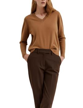 Pantalón Lion of Porches chinos clásicos camel de mujer
