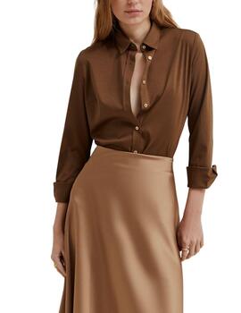 Camisa Lion of Porches de punto en manga larga de mujer