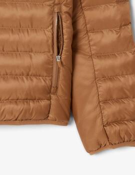 Chaqueta acolchada hidrófuga Lacoste de hombre en camel