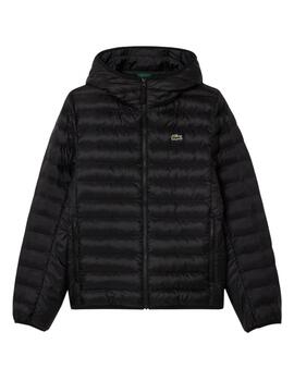 Chaqueta acolchada hidrófuga Lacoste de hombre en negro