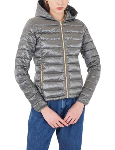 Parka Yes-Zee desmontable con capucha en gris de mujer