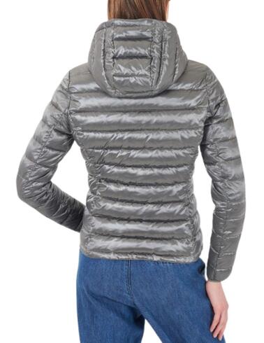Parka Yes-Zee desmontable con capucha en gris de mujer
