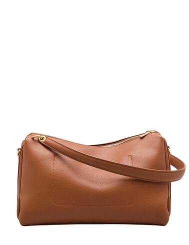 Bolso de hombro Lion of Porches color cuero de mujer