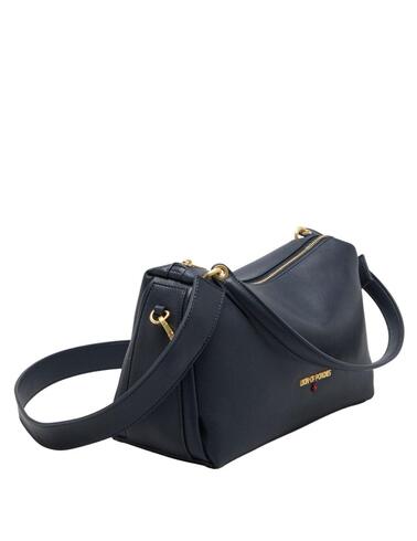 Bolso de hombro Lion of Porches color azul marino de mujer
