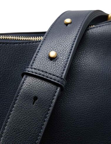 Bolso de hombro Lion of Porches con diseño rectangular marin