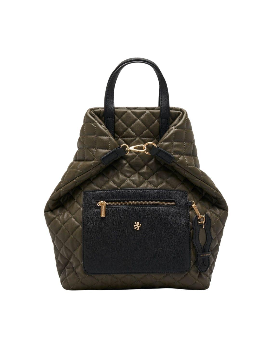 Mochila acolchada Lion of Porches mochila en verde