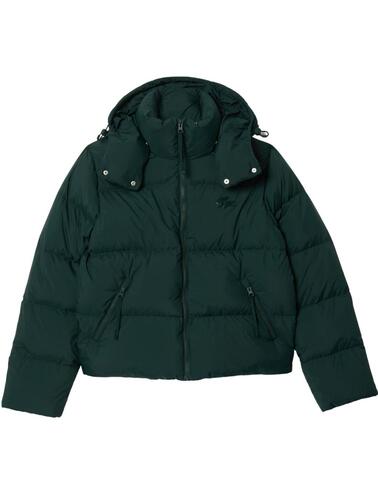 Chaqueta Lacoste con capucha acolchada de corte holgado