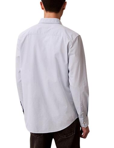 Camisa Calvin Klein con botones Oxford clásica de color liso