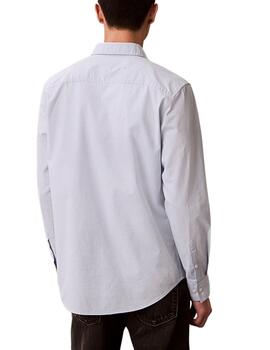 Camisa Calvin Klein con botones Oxford clásica de color liso