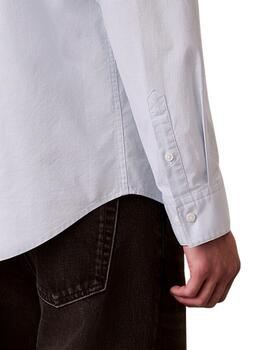 Camisa Calvin Klein con botones Oxford clásica de color liso