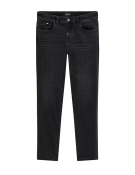 Pantalón vaquero Gas Jeans Sax Zip Rev 65BD negro hombre