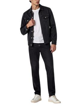 Pantalón vaquero Gas Jeans Sax Zip Rev 65BD negro hombre