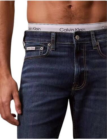 Pantalón vaquero Calvin Klein slim taper elástico de hombre