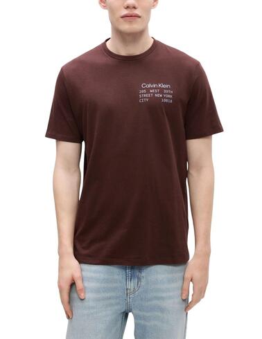 Camiseta Calvin Klein de manga corta con logo a la espalda